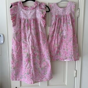 Pink Floral mommy and me dresses
